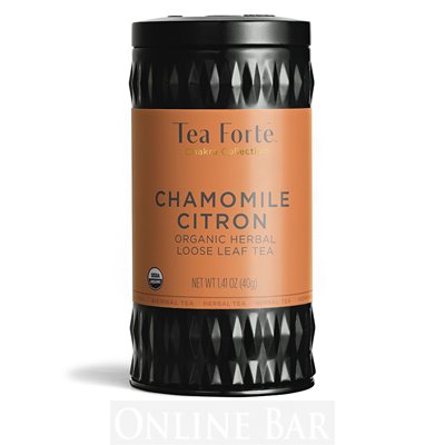 Chamomile Citron (organic herbal tea) LTC - cutii metalice cu frunze de ceai / aprox. 50 portii per cutie