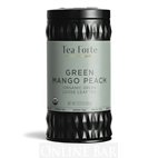 Green Mango Peach (organic green tea) LTC - cutii metalice cu frunze de ceai / aprox. 50 portii per cutie