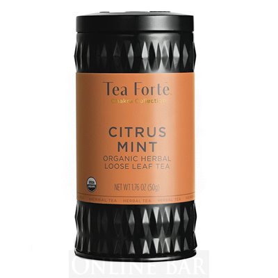 Citrus Mint (organic herbal tea)      LTC - cutii metalice cu frunze de ceai / aprox. 50 portii per cutie