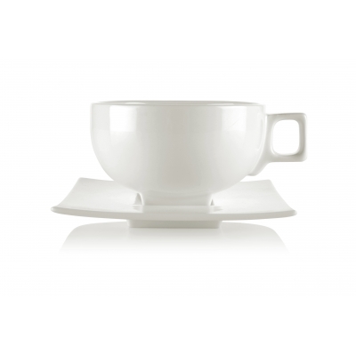 Solstice Tea Cup & Saucer with band 